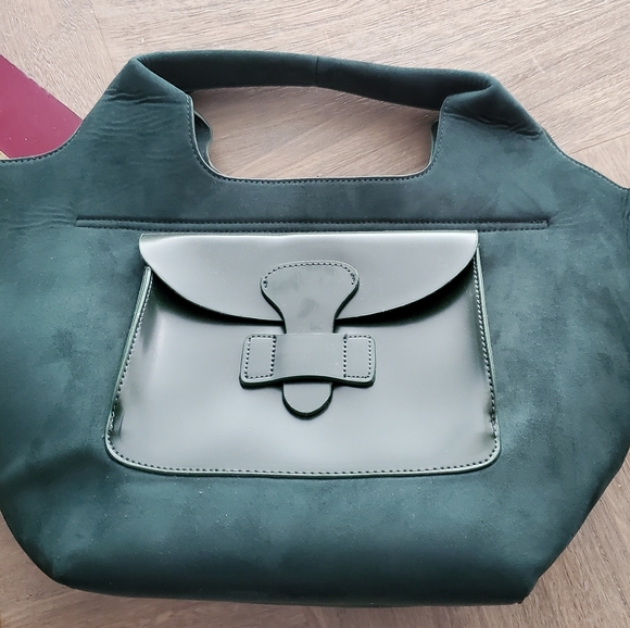 Large Emerald Green Hobo bag - Picture 2 of 9